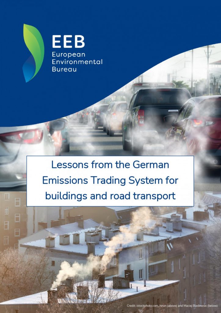 Lessons from the German Emissions Trading System for buildings and road transport