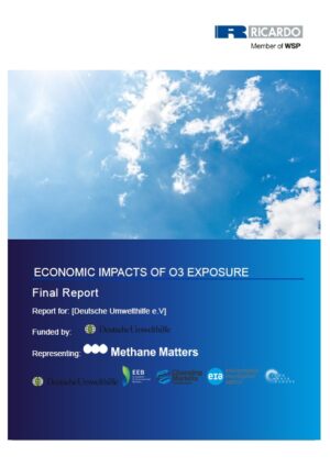 Cover image of Ricardo report on ozone pollution