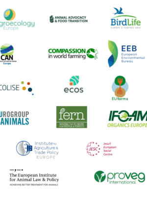 Logos of the signatories of a letter to the European Commission